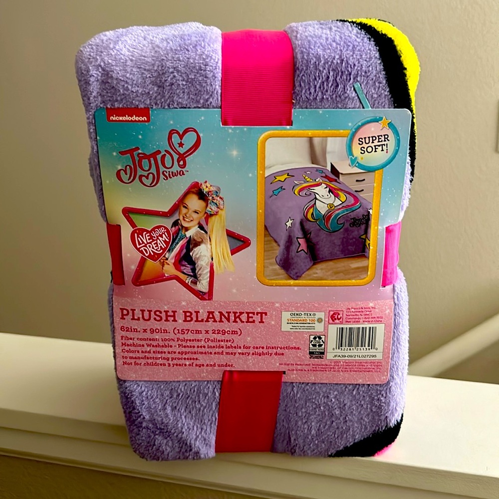 New Jojo Siwa Plush Blanket